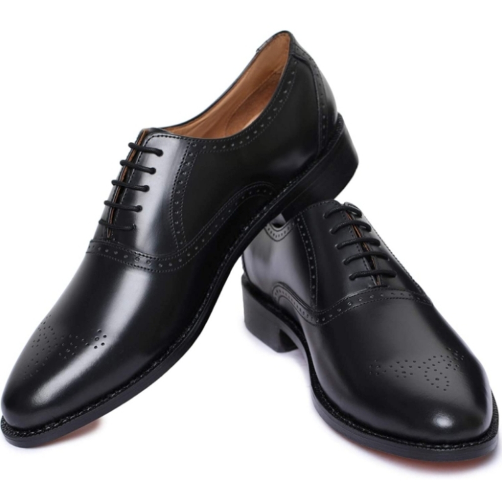 New Lethato Handmade Brogue Oxford Goodyear Welted Genuine Leather Laceup shoe